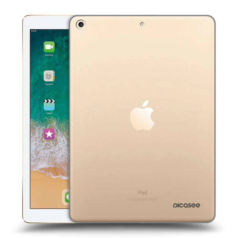 Picasee silikonowe przeźroczyste etui na Apple iPad 9.7" 2017 (5. gen) - Clear