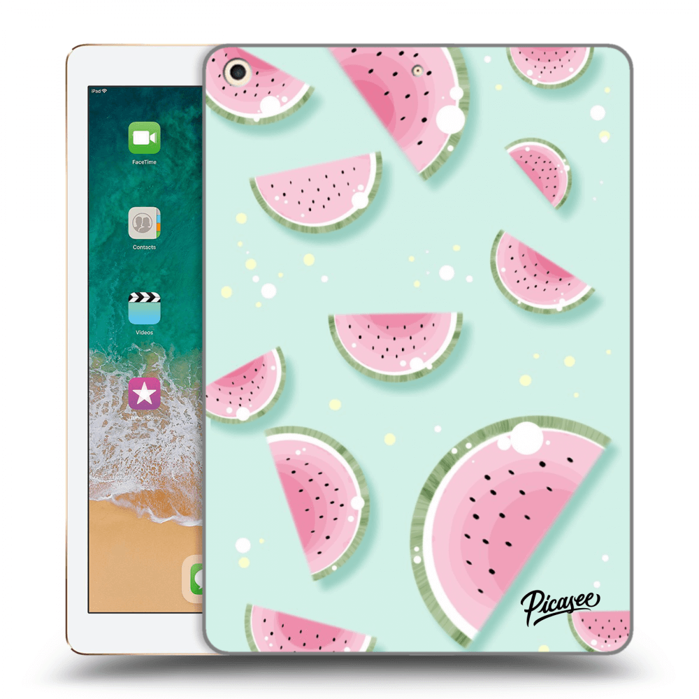 Picasee silikonowe przeźroczyste etui na Apple iPad 9.7" 2017 (5. gen) - Watermelon 2