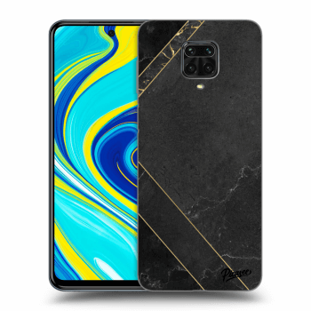 Etui na Xiaomi Redmi Note 9 Pro - Black tile