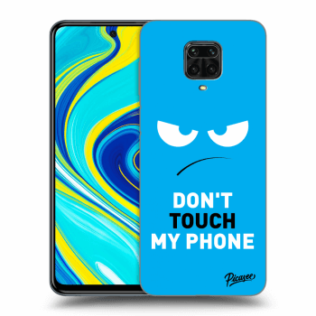 Etui na Xiaomi Redmi Note 9 Pro - Angry Eyes - Blue