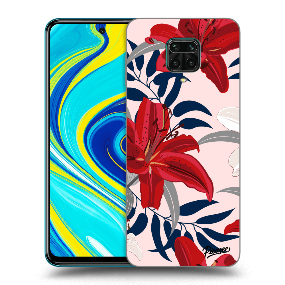 Picasee ULTIMATE CASE pro Xiaomi Redmi Note 9S - Red Lily