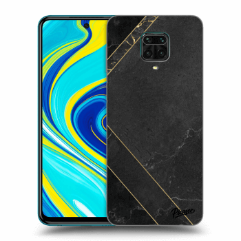 Etui na Xiaomi Redmi Note 9S - Black tile