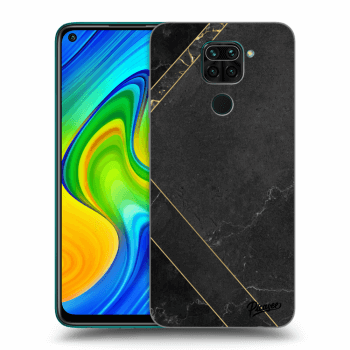 Etui na Xiaomi Redmi Note 9 - Black tile