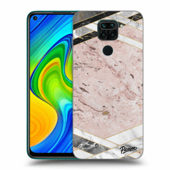 Picasee ULTIMATE CASE pro Xiaomi Redmi Note 9 - Pink geometry