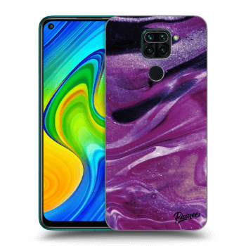 Etui na Xiaomi Redmi Note 9 - Purple glitter