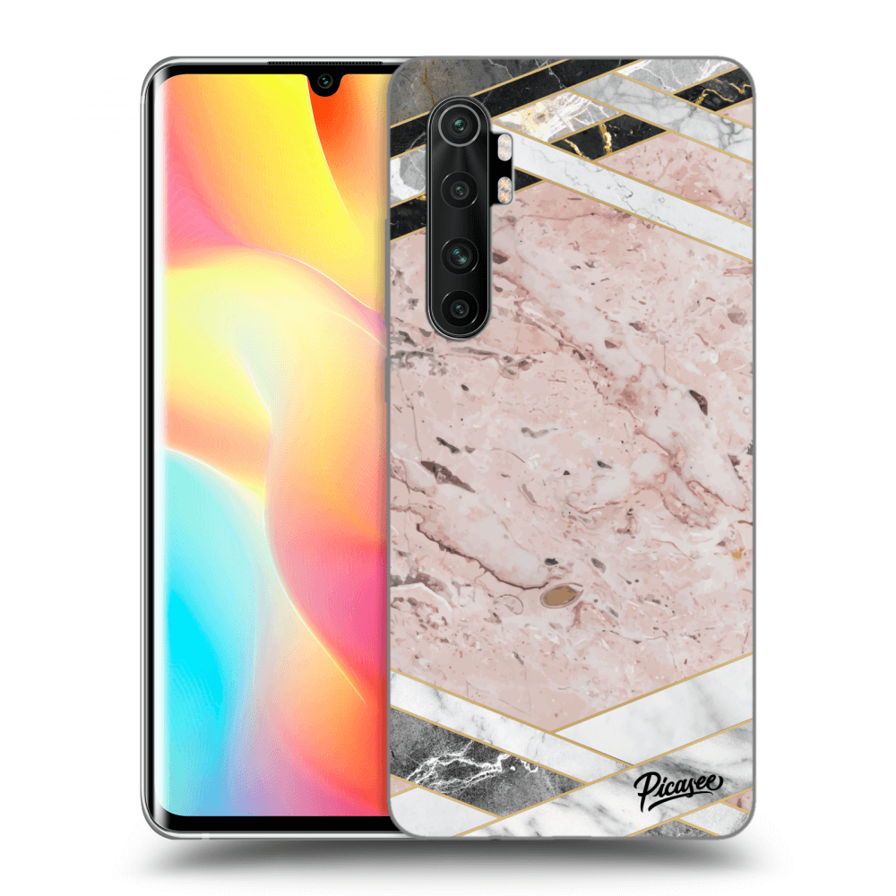 Picasee ULTIMATE CASE pro Xiaomi Mi Note 10 Lite - Pink geometry