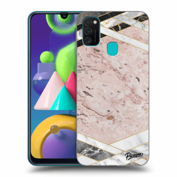Etui na Samsung Galaxy M21 M215F - Pink geometry