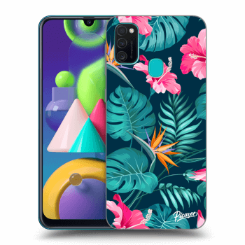 Etui na Samsung Galaxy M21 M215F - Pink Monstera