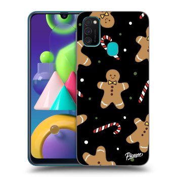 Picasee silikonowe czarne etui na Samsung Galaxy M21 M215F - Gingerbread