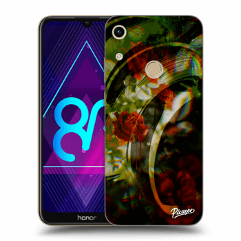 Picasee silikonowe przeźroczyste etui na Honor 8A - Roses color
