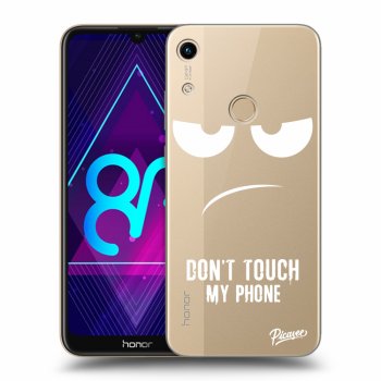 Picasee silikonowe przeźroczyste etui na Honor 8A - Don't Touch My Phone
