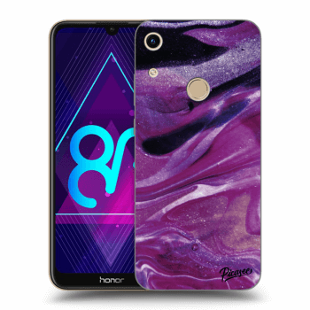 Etui na Honor 8A - Purple glitter