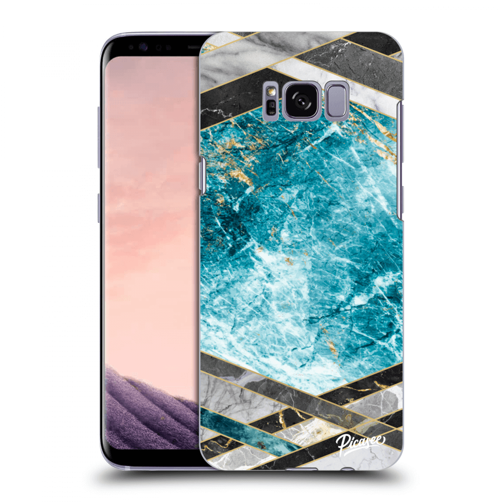 Picasee ULTIMATE CASE pro Samsung Galaxy S8 G950F - Blue geometry
