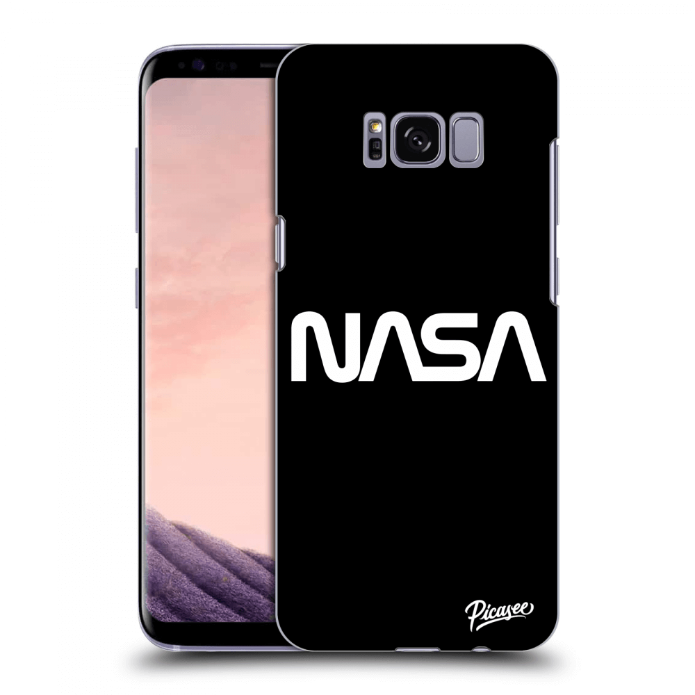 Picasee silikonowe czarne etui na Samsung Galaxy S8 G950F - NASA Basic