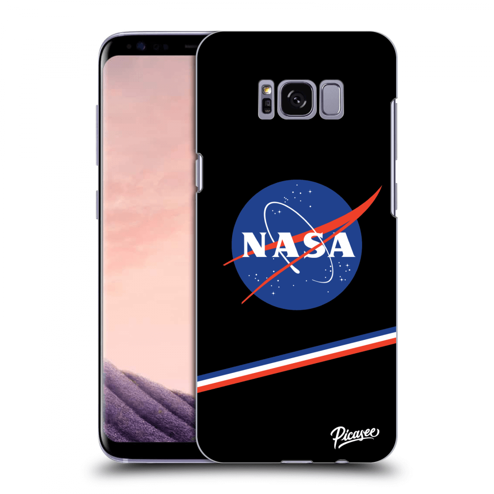 Picasee silikonowe czarne etui na Samsung Galaxy S8 G950F - NASA Original