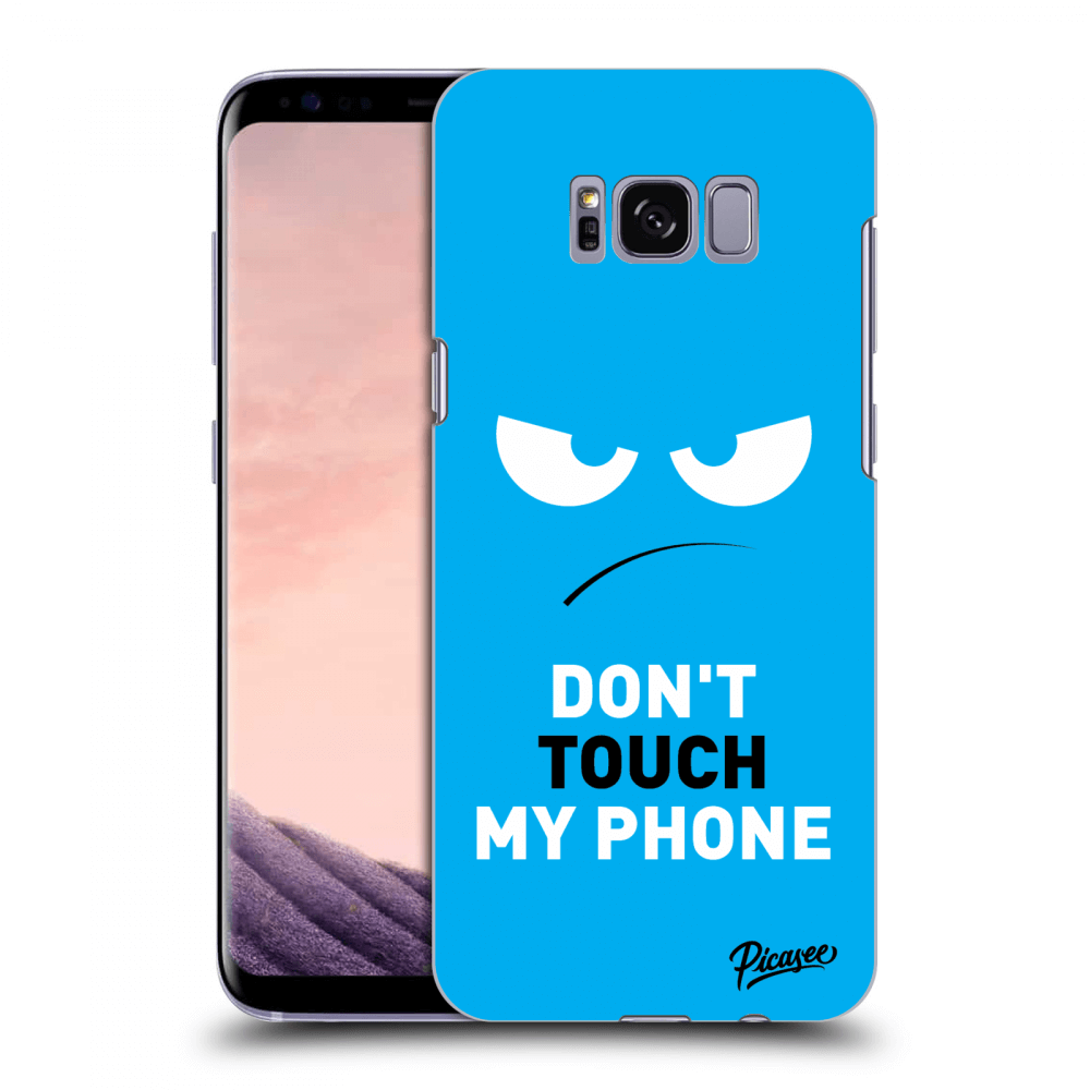 Picasee ULTIMATE CASE pro Samsung Galaxy S8 G950F - Angry Eyes - Blue