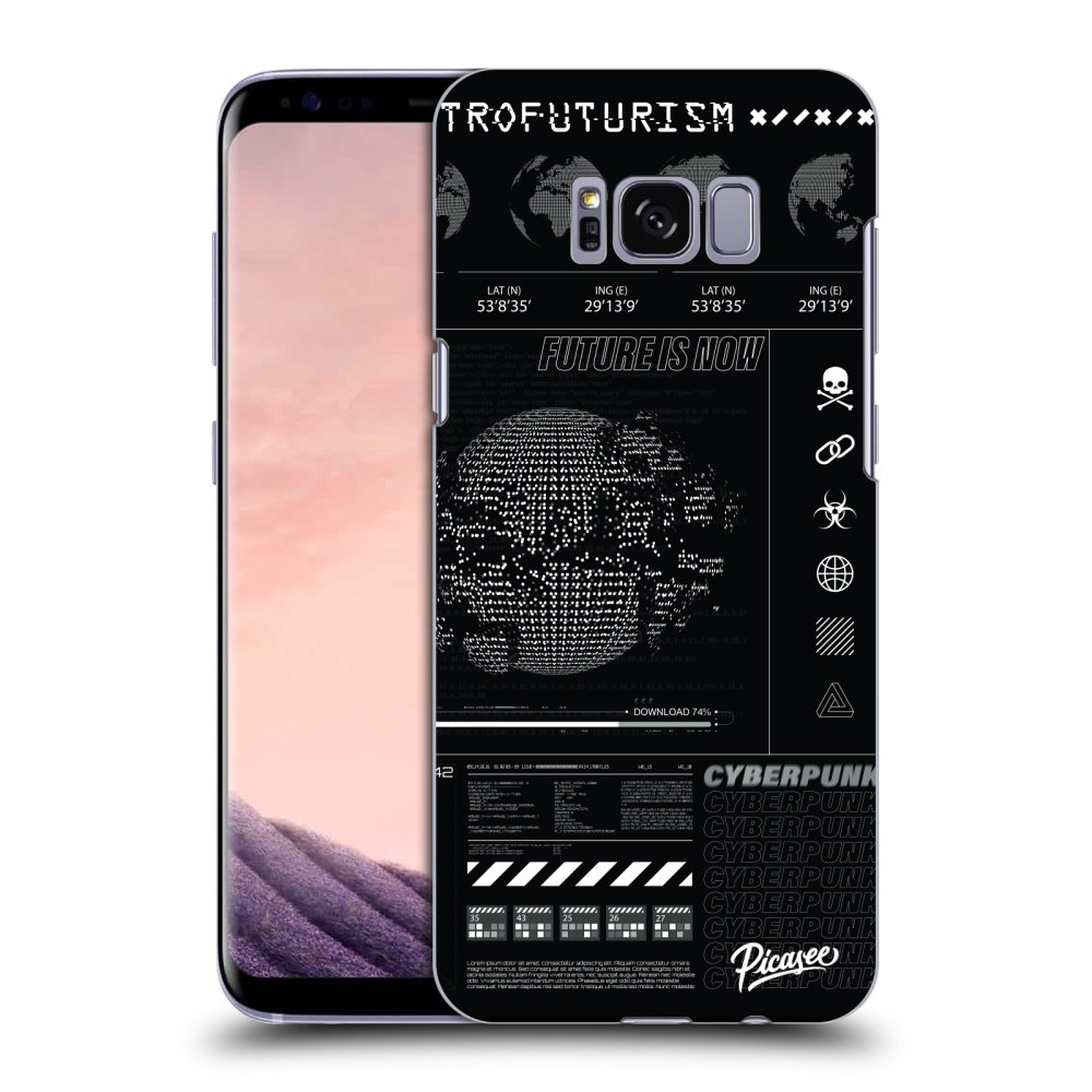 Picasee silikonowe czarne etui na Samsung Galaxy S8 G950F - FUTURE