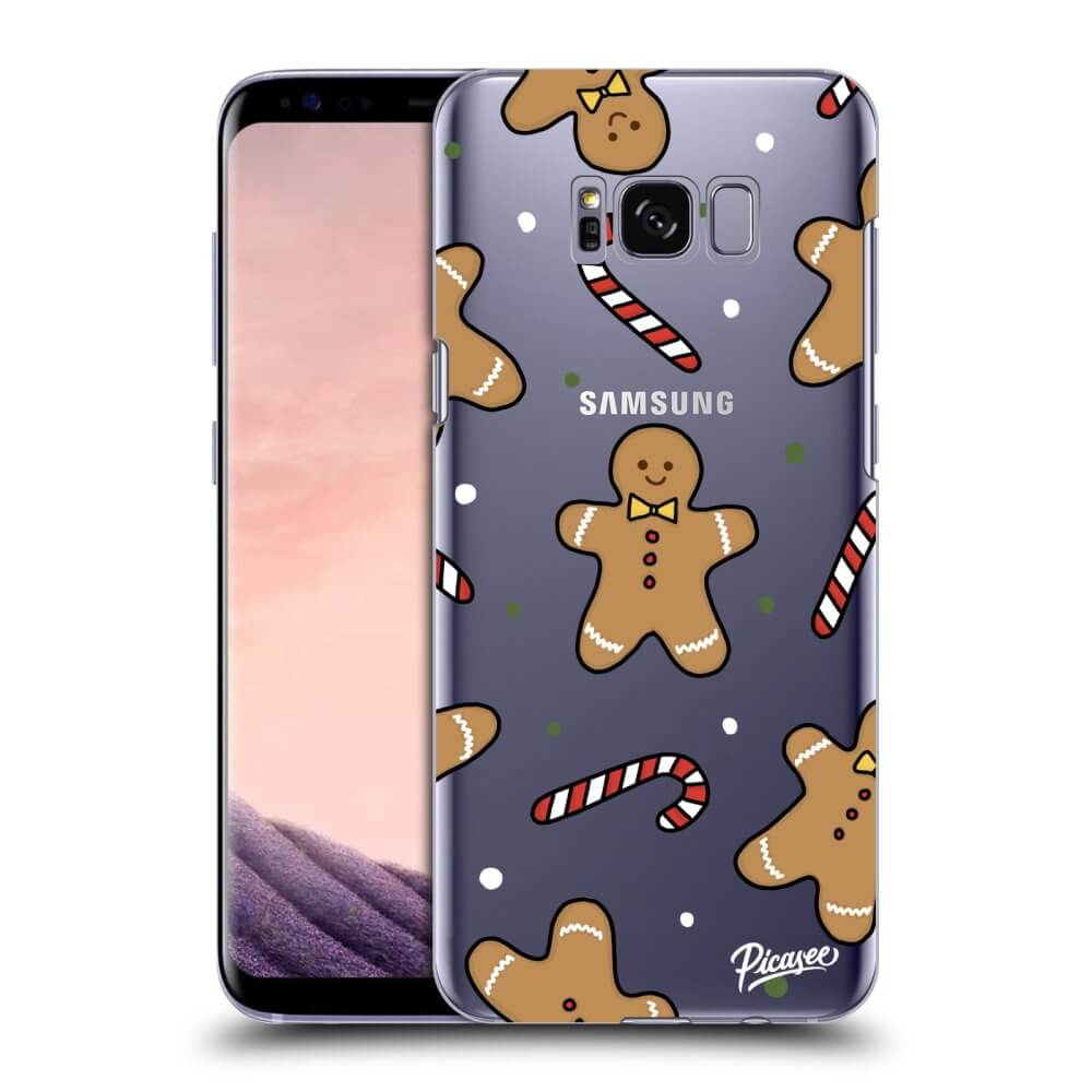 Picasee silikonowe przeźroczyste etui na Samsung Galaxy S8 G950F - Gingerbread