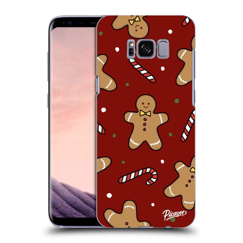 Picasee silikonowe przeźroczyste etui na Samsung Galaxy S8 G950F - Gingerbread 2