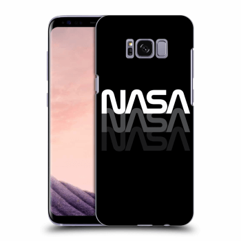 Picasee silikonowe czarne etui na Samsung Galaxy S8 G950F - NASA Triple
