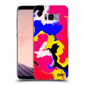 Picasee silikonowe przeźroczyste etui na Samsung Galaxy S8 G950F - Watercolor