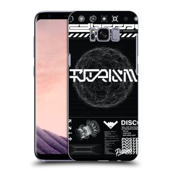 Picasee silikonowe przeźroczyste etui na Samsung Galaxy S8 G950F - BLACK DISCO
