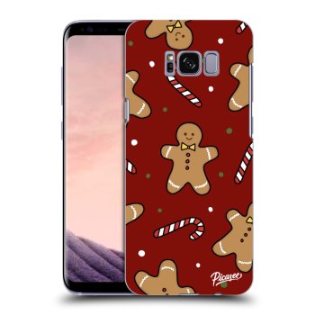 Picasee silikonowe czarne etui na Samsung Galaxy S8 G950F - Gingerbread 2