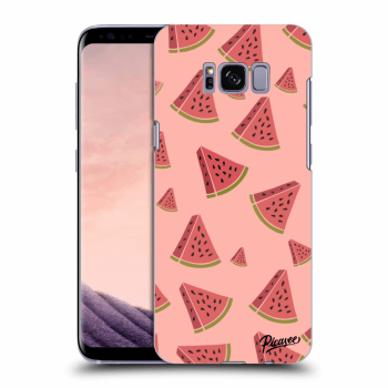 Picasee silikonowe przeźroczyste etui na Samsung Galaxy S8 G950F - Watermelon