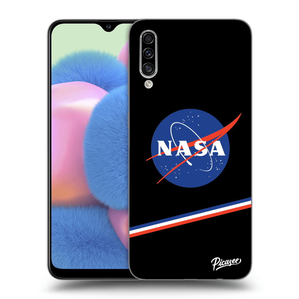 Picasee silikonowe przeźroczyste etui na Samsung Galaxy A30s A307F - NASA Original