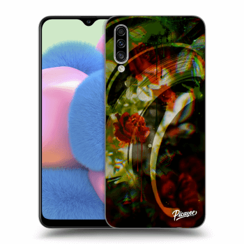 Picasee silikonowe przeźroczyste etui na Samsung Galaxy A30s A307F - Roses color