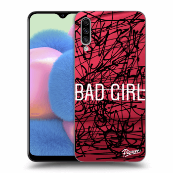 Picasee silikonowe przeźroczyste etui na Samsung Galaxy A30s A307F - Bad girl