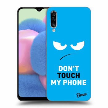 Etui na Samsung Galaxy A30s A307F - Angry Eyes - Blue
