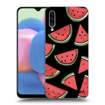 Picasee silikonowe czarne etui na Samsung Galaxy A30s A307F - Melone