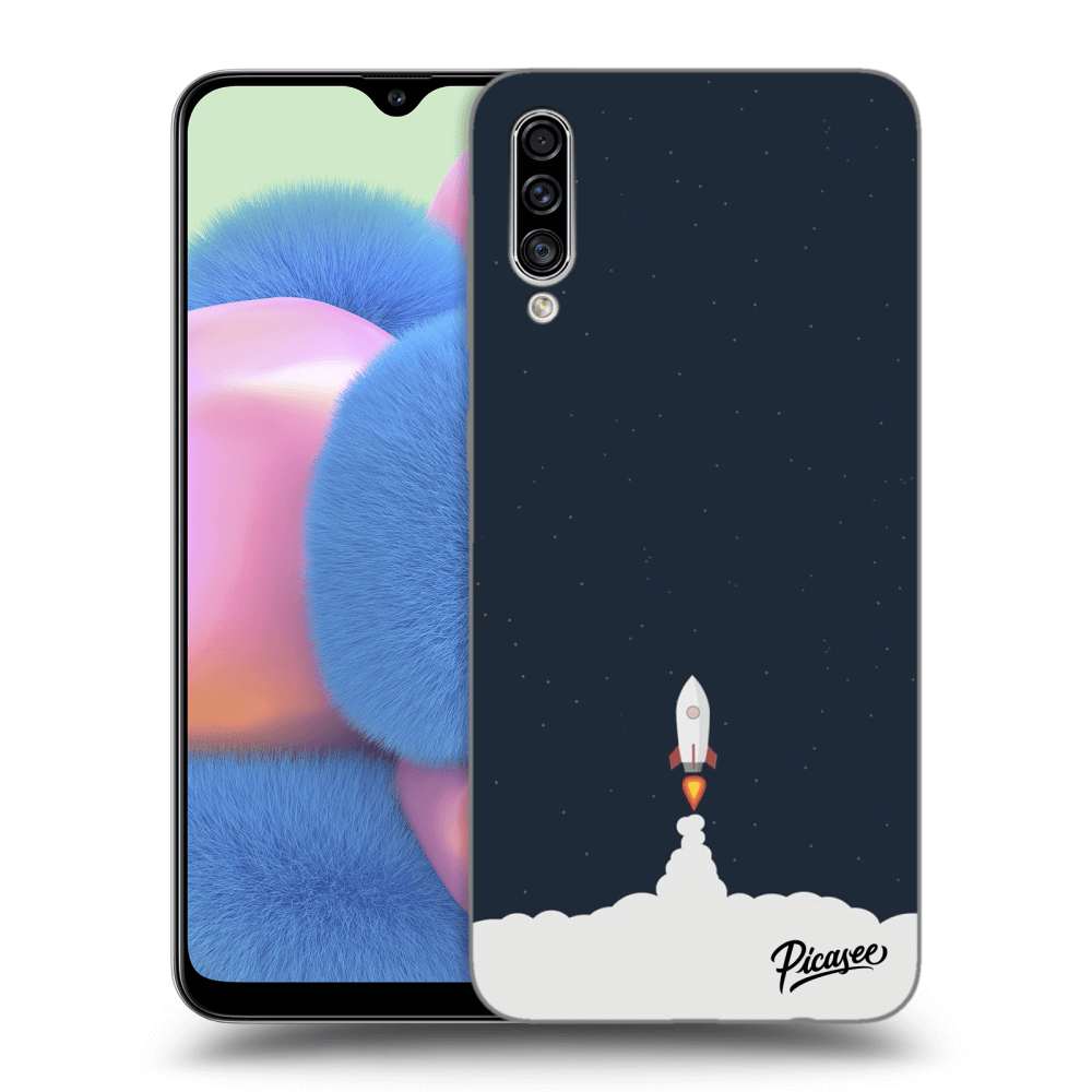 Picasee silikonowe przeźroczyste etui na Samsung Galaxy A30s A307F - Astronaut 2