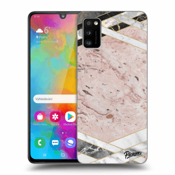 Etui na Samsung Galaxy A41 A415F - Pink geometry