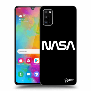 Picasee silikonowe czarne etui na Samsung Galaxy A41 A415F - NASA Basic