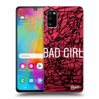 Picasee silikonowe przeźroczyste etui na Samsung Galaxy A41 A415F - Bad girl
