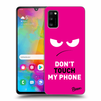 Picasee ULTIMATE CASE pro Samsung Galaxy A41 A415F - Angry Eyes - Pink