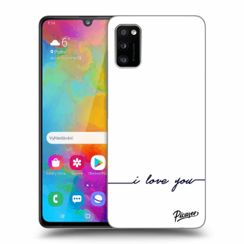 Etui na Samsung Galaxy A41 A415F - I love you