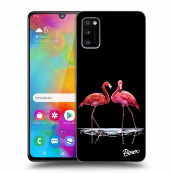 Picasee ULTIMATE CASE pro Samsung Galaxy A41 A415F - Flamingos couple