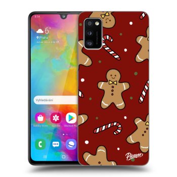 Picasee silikonowe przeźroczyste etui na Samsung Galaxy A41 A415F - Gingerbread 2