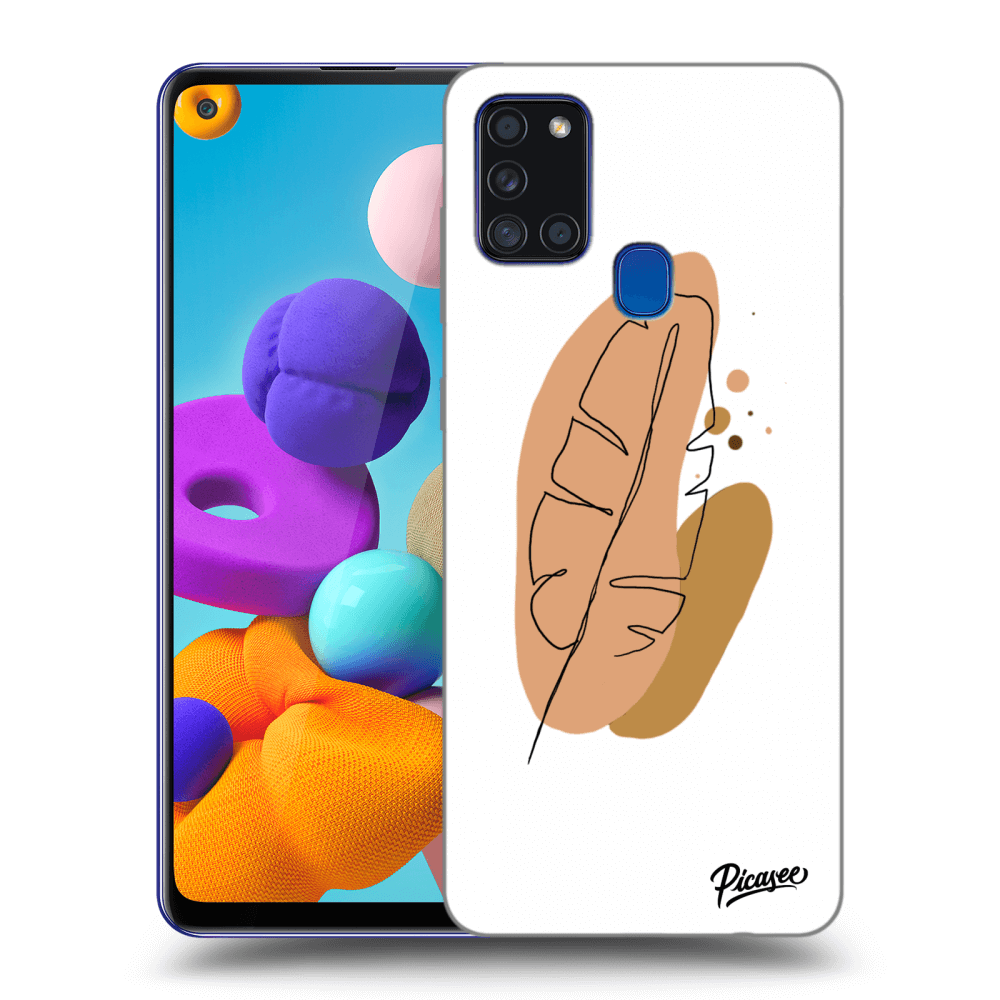 Picasee ULTIMATE CASE pro Samsung Galaxy A21s - Feather brown