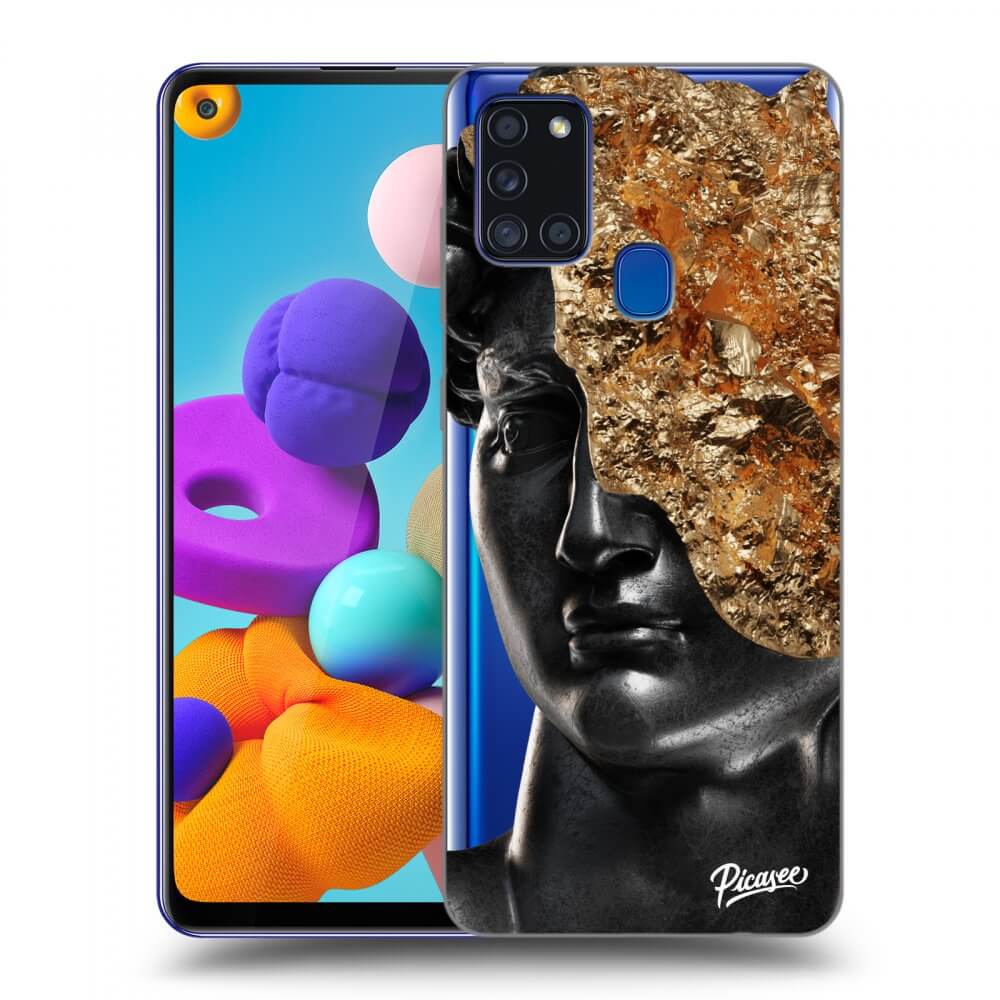 Picasee silikonowe przeźroczyste etui na Samsung Galaxy A21s - Holigger