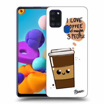 Etui na Samsung Galaxy A21s - Cute coffee