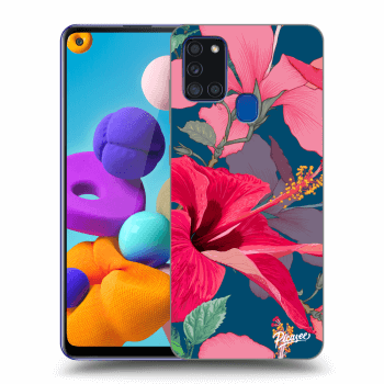 Picasee ULTIMATE CASE pro Samsung Galaxy A21s - Hibiscus