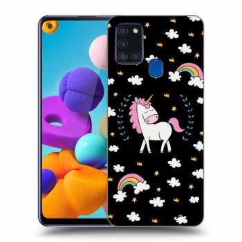 Etui na Samsung Galaxy A21s - Unicorn star heaven