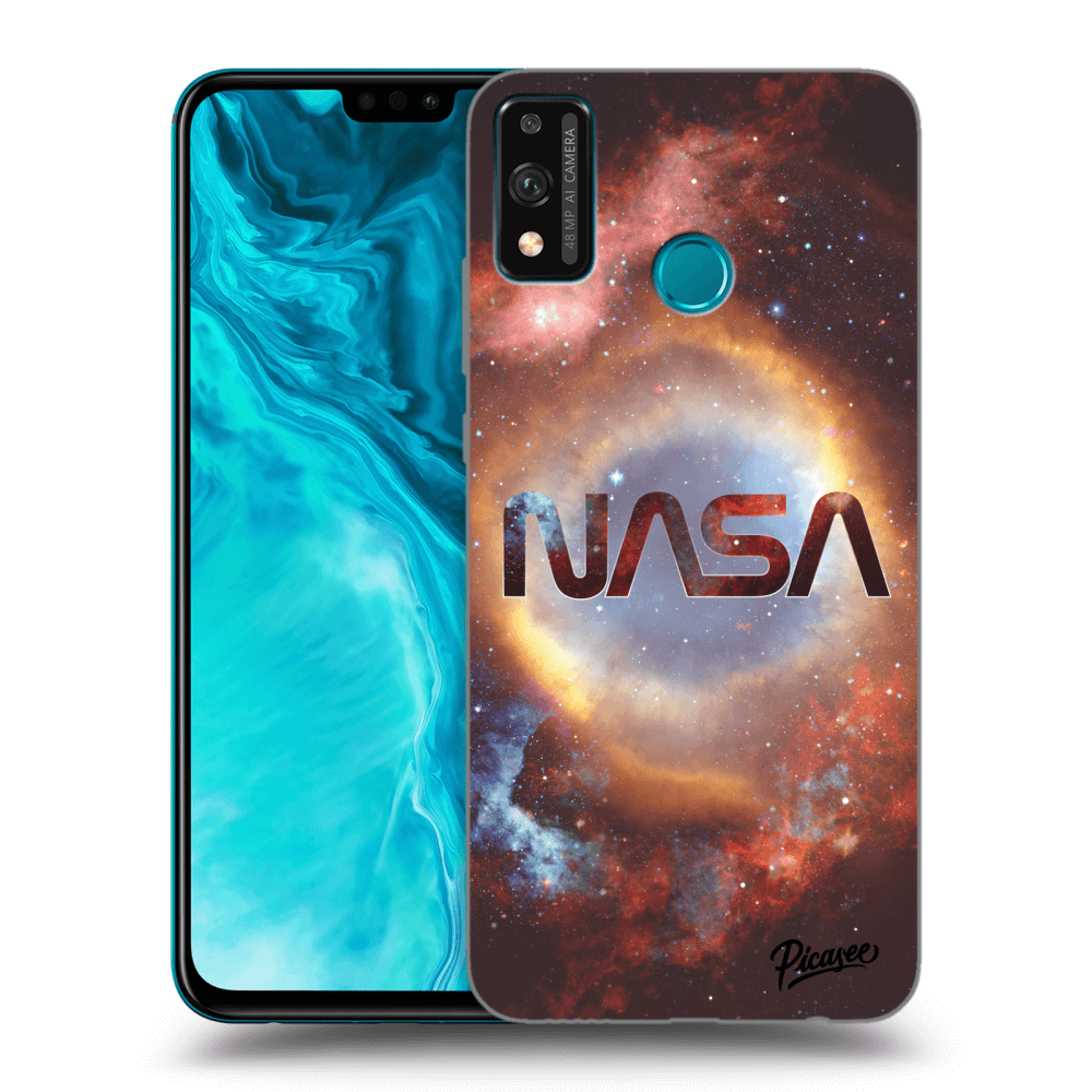 Picasee silikonowe przeźroczyste etui na Honor 9X Lite - Nebula