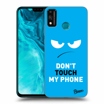 Etui na Honor 9X Lite - Angry Eyes - Blue