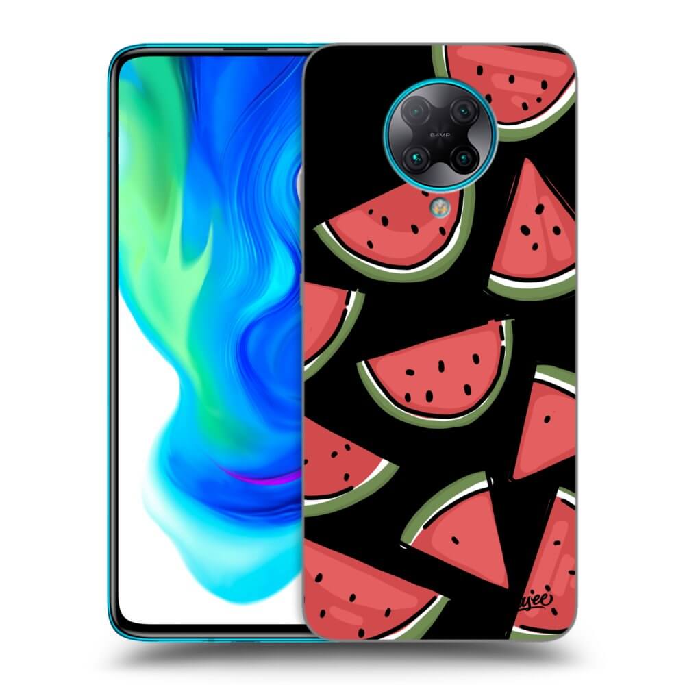 Picasee silikonowe czarne etui na Xiaomi Poco F2 Pro - Melone