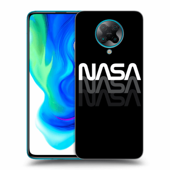 Picasee silikonowe czarne etui na Xiaomi Poco F2 Pro - NASA Triple